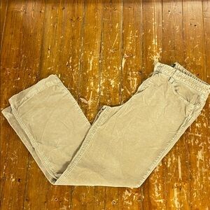 Eddie Bauer Women's Tan Straight Leg Pants 14 Tall
